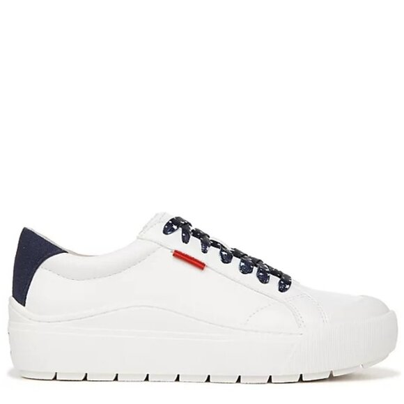 Dr. Scholl's Time Sneaker Women's Shoes White/Blue/Red - Picture 8 of 8